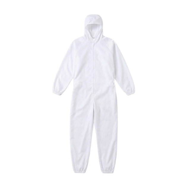 Bộ quần áo phòng sạch liền thân liền mũ